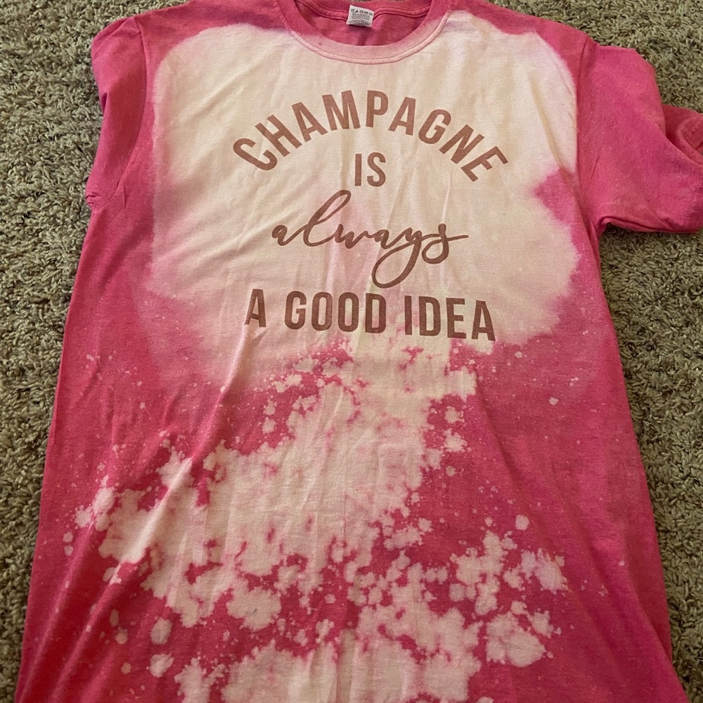 Champagne Bleached Tee